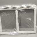 UPGRADED 240364787 Refrigerator Crisper Drawer Cover Frame Compatible with Frigidaire Crisper Drawer Replacement, Crisper Pan Cover Unit AP4432913, 240364794, FFTR1821TS0, FFTR1814TWB Crisper Drawer