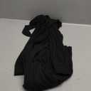 HOTOUCH Womens Robe Lightweight Short Knit Bathrobe Soft Ladies Sleepwear with Pockets (Medium, 01- Black)