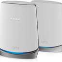 NETGEAR Orbi Cable Modem Router Combo Mesh System (CBK752) DOCSIS 3.1 AX4200 WiFi 6 (4.2 Gbps) Certified with Xfinity (up to 900Mbps, Spectrum & Cox (up to 1Gbps) Covers 5,000 sq.ft.