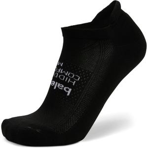 Balega Hidden Comfort Performance No Show Athletic Running Socks for Men and Women (1 Pair), Black, X-Large