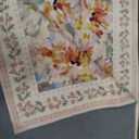 Lotus Bloom Modern Floral Pink Washable Area Rug 5ft x 7ft