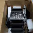 PYBBO Heat Powered Wood Chimneys Stove Fan, Pipe Fireplace Fan, 5 Blades Silent Operation Motors Fan, Winter Cocoon Stove Fan for Wood Burning Stove/Pellet/Log with Magnetic Thermometer