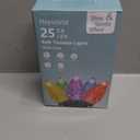 Heyworld C9 Soft Twinkle Lights, 25 LED 17FT Waterproof Christmas Lights, Connectable Strawberry String Light for Indoor Outdoor Party Tree Patio Holiday Yard Decorations (Multi Color)