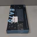 EPOMAKER EA75 75% RGB Gaming Mechanical Keyboard, 2.4GHz/Type-C/BT Creamy Wireless Keyboard with Knob, Shine Through PBT Keycaps, Hot Swappable for Gamers (Black Gradient, Reaper Switch)