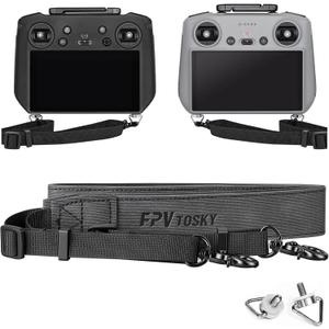 FPVtosky Lanyard for DJI RC 2 & RC & RC Pro 2, RC Neck Strap, Soft Leather Compatible with DJI Remote Controller Accessories
