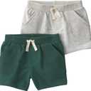Little Planet by Carter's Baby 2-Pack Shorts Made with Organic Cotton, 18M