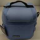 Coleman Pro 16-Can Premium Soft Cooler Lunchbox, Fully Insulated Lid & Body Stays Cold up to 30 Hours (Blue Sky)