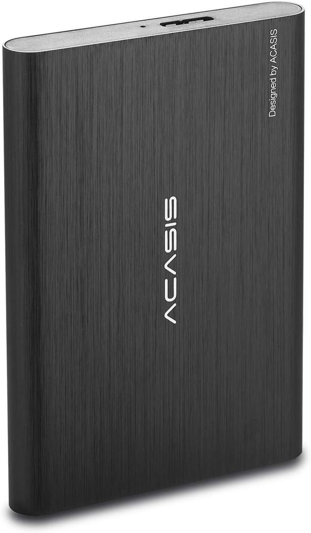 ACASIS USB3.0 2.5" Portable External Hard Drive 250GB Hard Drive for Desktop Laptop HDD (250GB, Black)