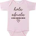 Hola Abuela & Abuelitos Baby Onesie,Spanish Pregnancy Announcement Outfit for Grandma to Be,Baby Announce