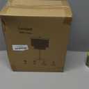 Lovlast Girls Table Lamp with Tassel Lampshade, 3 Way Dimmable Touch Bedside Purple Lamp with USB C + A Ports, Lavender Nightstand Lamp for Girls Bedroom, Living Room, Office, LED Bulb Included, Purple