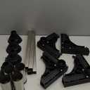 Washing machine stand Washing Machine Stand Base 4/8/12 Feet Adjustable Air Conditioner Holder Bracket Length/Width 41-64cm Washer and Dryer Pedestal Stand Height 9-12cm vibration Mute(4legs,18-22cm)