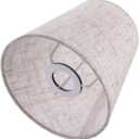 CALLARON Linen Lampshade Bottom Mount for Table Lamp Fabric Barrel Lampshade Velvet