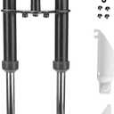 XR50 Front Forks, Fork Suspension for CRF50 XR50 SSR 50 110 125CC Dirt Pit Bikes 560MM (Black)