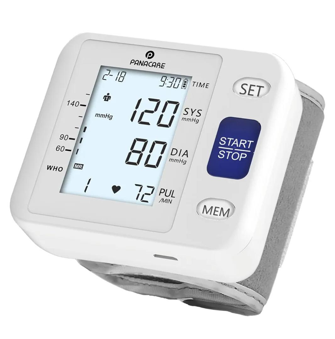 WEONY Blood Pressure Monitor for Home Use,Automatic Wrist Blood Pressure Monitor,Adjustable Wrist Blood Pressure Cuff (5.3-8.5”) 2*90 Reading Memory Digital Blood Pressure Machine with Carrying Case