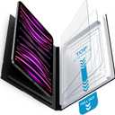 Mothca 2 Pack Matte Glass Screen Protector for iPad Pro 12.9-inch 6th/5th/4th/3rd Generation (2022/2021/2020/2018) with Quick Installation Tray, Anti-Glare & Anti-Fingerprint Tempered Glass