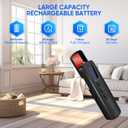 AI Hidden Camera Detector, Anti-Spy Camera Finder RF Signal & WiFi Scanner Hidden Devices Detector for GPS Trackers, 4 Modes for Hotel, Bathroom, Office, Car Travel Security (Black)