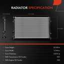 A-Premium Engine Coolant Radiator Assembly Compatible with Volkswagen