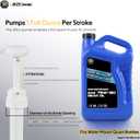 30cc Hand Oil Transfer Pump Fluid Pump for Gallon Bottles and Wide-Mouth Quart Bottles - Transfers Gear Oil, Transmission Fluid, Differential Fluid, and Antifreeze