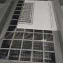 Crawl Space Foundation Vent Cover Automatic 8x16 Inch, Gray 4 Pack