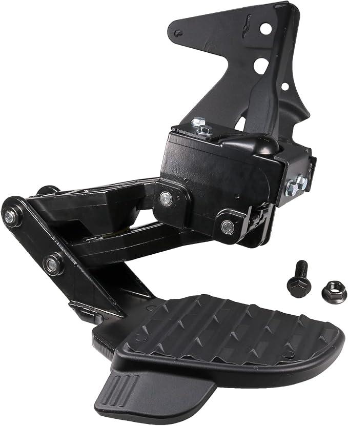 JDMSPEED New Rear Bed Step Retractable Bumper Step Replacement for Dodge Ram 1500 DT Dual Exhaust Vehicles 2019-2024 (New Body Style) Replaces 82215289AG 82215289AH