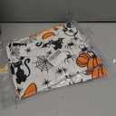 2 x Womens Halloween Hawaiian Shirt Cute Pumpkin Spooky Castle Graphic Tee Magical Halloween Short Sleeve Button Up Tops (M)