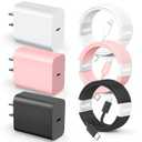 Compatible with iPhone 14 13 12 Charger, 20W Fast Charging Wall Charger,10 FT USB ightning Cable,Phone Charger Cord for Phone 14/13/12/12 Pro Max/11/Xs Max/XR/X,AirPods Pro and More(White/Pink/Black)