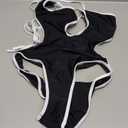 HYPERFIRE Women's Sexy Criss Cross Halter Bathing Suit Cut Out Backless Monokini Swimsuits One Piece size XL