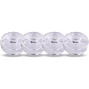 Eleganttime 4 Pack Easy Grip Handle Glass Fermentation Weights Great Mason Jar Wide Mouth Canning Fermenting Pickling Sourkrout Kraut Weight Fermentation Kit