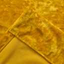 Gold Velvet Curtains - Super Soft Room Darkening Insulating Small Window Drapes for Bedroom Living Room Dining, Wide 52 x Long 84 inch, Warm Gold, 2 Panels