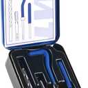 Orion Motor Tech Thread Repair Kit, M6x1.0 Thread Repair Tool with HSS Drill Bit & 30 Thread Inserts, Metric Thread Repair Installation Kit for Rethreading Internal Threads with Carry Case