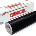 Oracal 651 Permanent Glossy Vinyl - Black (12" x 15ft)