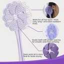 Hair Detangling Brush for Women & Kids,Wet Dry Vented Detangler Brush w/Soft Bristles,Extra Gentle on Sensitive Detangle Brush Fine Hair (Pink+Purple)