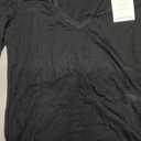PINKMSTYLE Womens Sexy V-Neck Long Sleeve Tops Slim Fit Double Lined Tee Trendy Club Outfits Lace Tops 2024 Black Medium