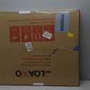 LOAAO 24X30 Inch Black Metal Framed Bathroom Mirror for Wall, Matte Black Bathroom Vanity Mirror Farmhouse, Large Rounded Rectangle Mirror, Anti-Rust, Hangs Horizontally or Vertically