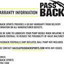 Passback Junior Composite Football, Ages 9-13, Youth Training Football, (Ships Deflated)
