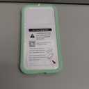 Diaclara Designed for iPhone 12/12 Pro Case, Full Body Rugged with Built-in Touch Sensitive Anti-Scratch Screen Protector, Soft TPU Bumper for iPhone 12/12 Pro 6.1" (Pistachio Green)