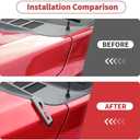 Linskip Ditch Light Brackets Compatible with 2021-2025+ Ford F150 & Raptor, Hood LED Light Mount Kit for F150 Exteiror Accessories