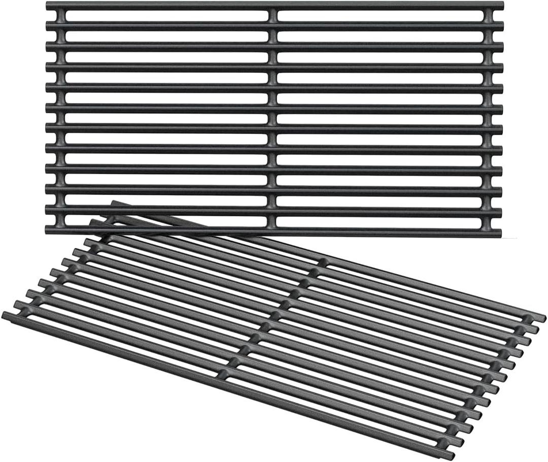 G369-0030-W2 Grill Grates for Charbroil Tru Infrared 2 Burner Replacement Parts 463644220 463632320 463675016 463644220 463675016P1 463642316 463660421 463630021 463655621 G362-0008-W1 (17 x 17 1/2 inch)