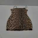 Y2K Sexy Leopard Print Sleeveless Bodycon Going Out Cheetah Print Dress Summer Mini Dress Tiger Print Dress, S