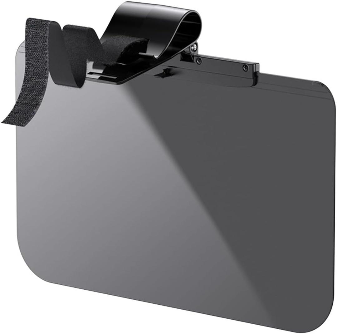 Shakas Sun Visor Extender, Anti-glare Visor to Block Sunlight Car Lights, 180 Degree Adjustable and Moveable Left and Right Portable Driving Eye Protection Accessories, for Most Cars (Black)