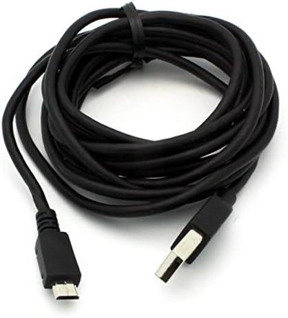 LG K20 Plus Compatible Black 9ft Long USB Cable Rapid Charge Power Wire Sync Micro-USB Data Link Cord Supports Fast Charging