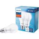 Philips A19 E26 (Medium) LED Bulb Soft White 100 Watt Equivalence 2 pk
