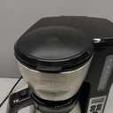 BLACK+DECKER 12 Cup Thermal Programmable Coffee Maker with Brew Strength and VORTEX Technology, Black/Steel, CM2046S
