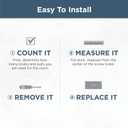 8 x Franklin Brass Napier (1-Pack) Cabinet Handles 3-3/4" Hole to Hole Champagne Bronze Kitchen Cabinet Pulls Drawer Handles Cabinet Hardware Dresser Gold Drawer Pulls P41761K-CZ-C