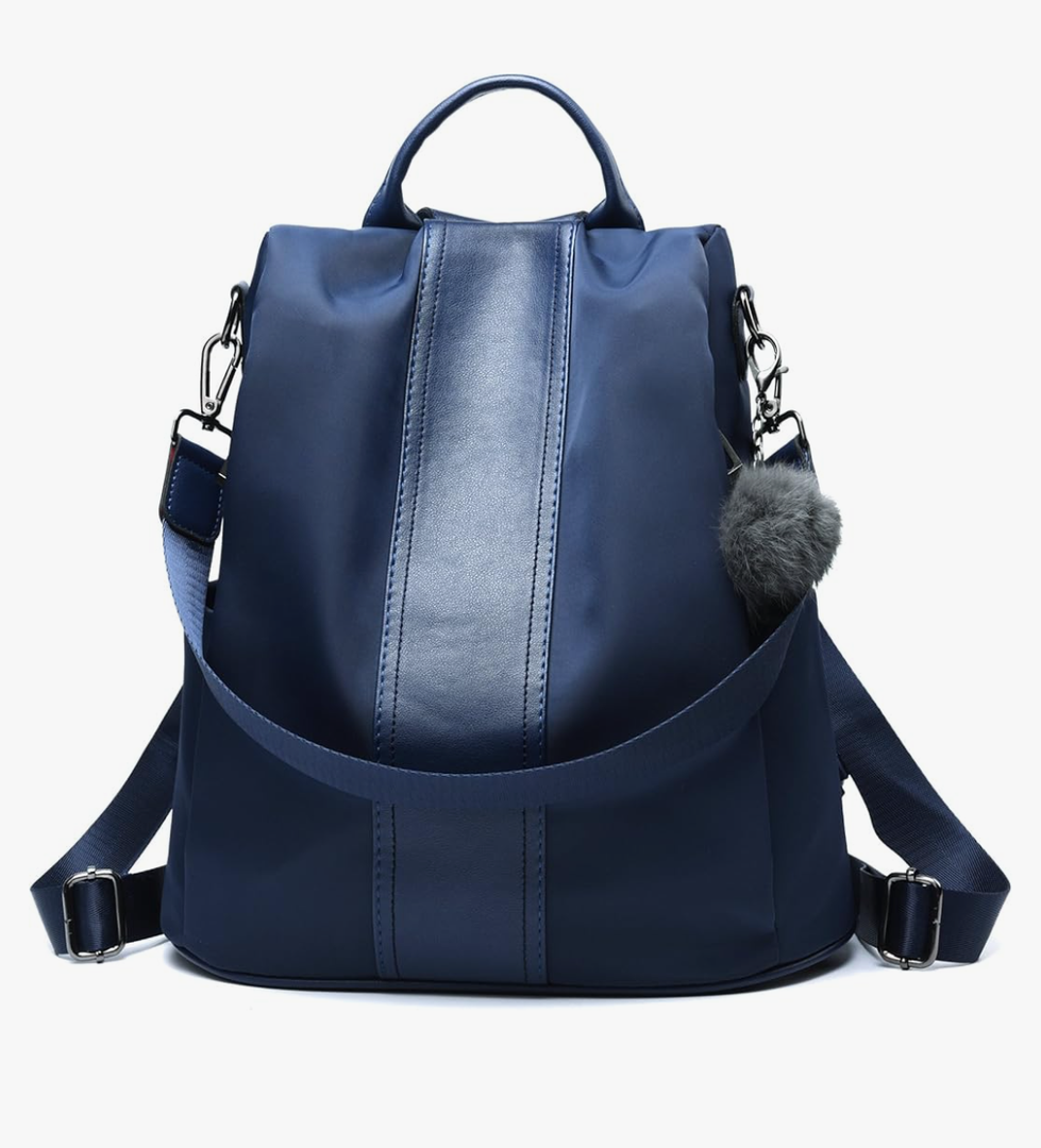 PINCNEL Women Backpack Purse Waterproof Nylon Anti-theft Rucksack Lightweight Shoulder Bag