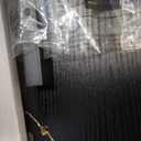 47 Inch Computer Desk with 5 Fabric Storage Drawers,Gaming Desk with Power Outlets & LED Lights,Reversible Home Office Desk with Monitor Stand for Working Writing Study, Black