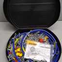 Snow-Chains Easy Install Tire-Chains, One-Pull Fit Design Tire Snow Chains for Passenger Cars, Sedan, SUVs, Emergency Winter Tire Traction Car Tires 235 245 255 275 - Set of 2 (KN140)