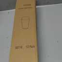 32oz Plastic Cups Reusable set 12, Large Plastic Tumbler Monochrome, 32 Fluid Ounces