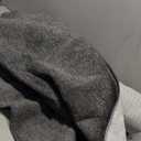 FinRec 5x7 Washable Area Rugs for Bedroom Living Room, Low Pile Thin Rug Solid Color, Non-Slip Carpet Indoor for Home Decor (Grey)