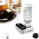 Portable Desk Nano Humidifier for Travel with Auto Shut-Off Nightlight USB Rechargeable Large Spray Quiet 23dB for Home Office Car Hotel Plant Bedroom